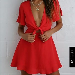 Lulu’s red dress